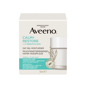 AVEENO Calm+Restore Pleťový gel 50 ml (Dermokosmetika pleťové krémy, gely, balzámy) - Dermokosmetika