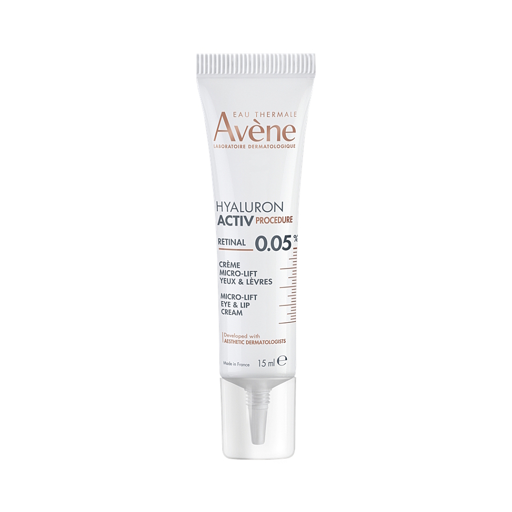 Avène Hyaluron Activ Procedure Micro-Lift Eye & Lip Cream 0.05% Retinal Mikro-liftingový krém na oči a rty s retinalem 0,05 % 15 ml