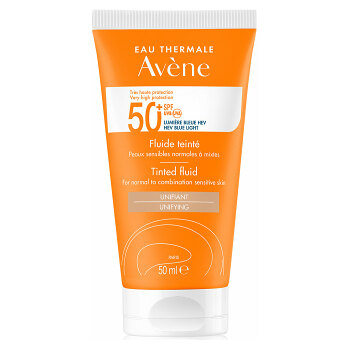 AVÈNE Tónovací fluid SPF 50+ pro citlivou pleť 50 ml (Dermokosmetika opalovací krémy) - Dermokosmetika