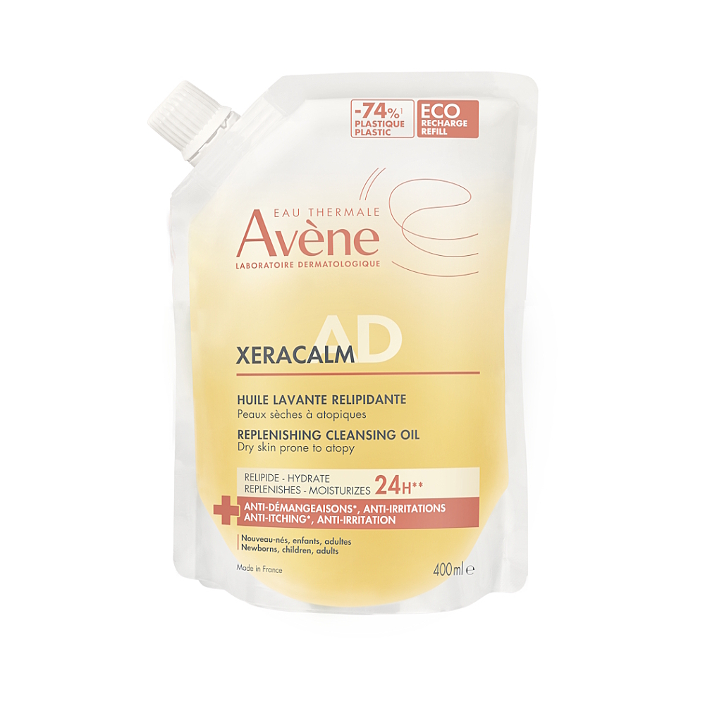 AVENE XeraCalm A.D relipidační mycí olej náplň 400 ml
