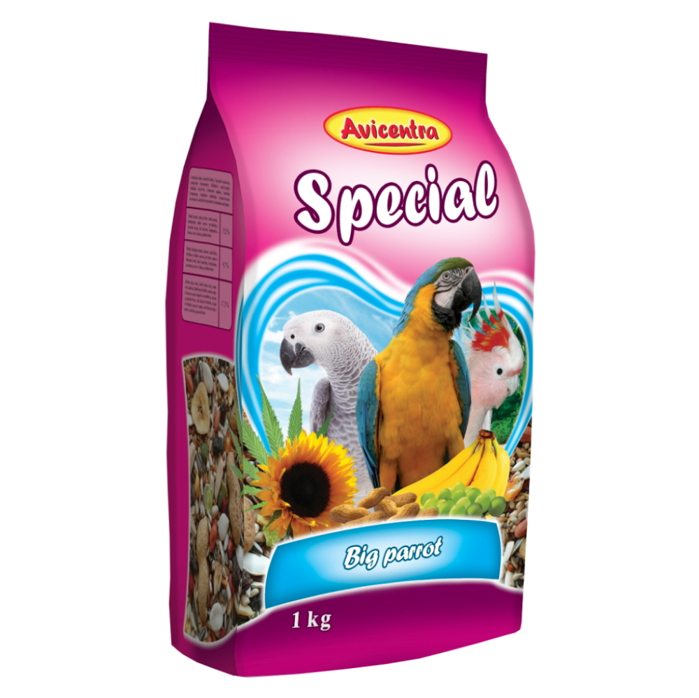 E-shop AVICENTRA Speciál velký papoušek 1 kg