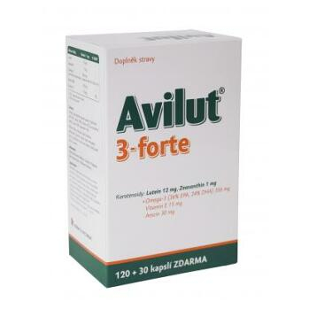 AVILUT 3-forte 120 + 30 kapslí (Zrak, oči) - Přírodní
