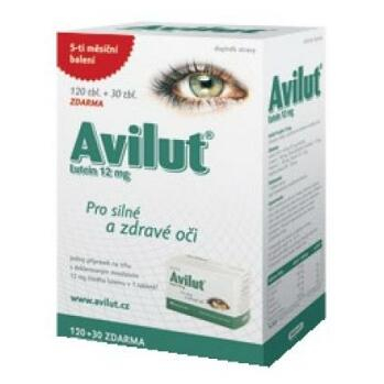 AVILUT Lutein 12 mg 120 + 30 kapslí