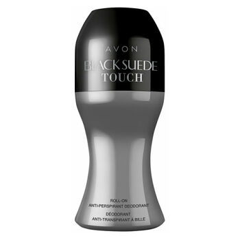 AVON Kuličkový deodorant antiperspirant Black Suede Touch 50 ml