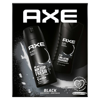 AXE Black Sprchový gel 250 ml + Deodorant 150 ml Dárkový balíček pro muže
