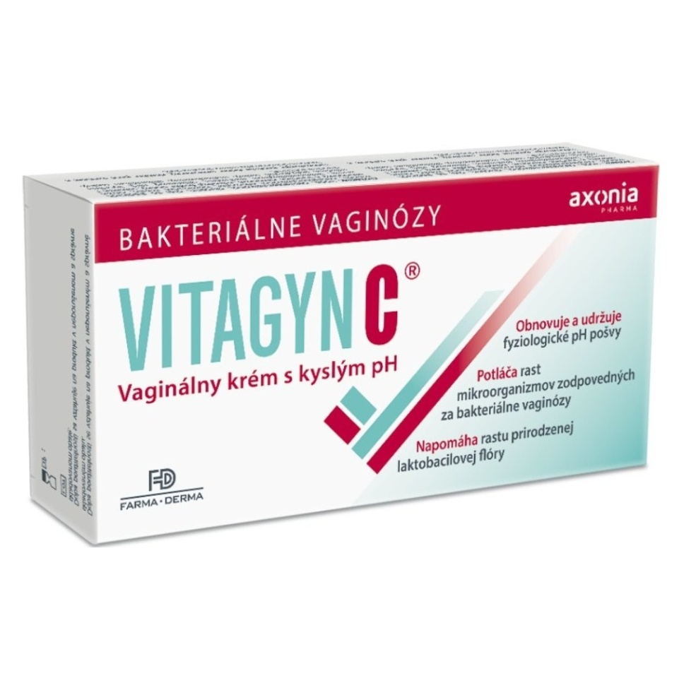 Levně VITAGYN C Vaginální krém s kyselým pH 30 g