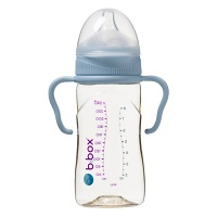 B.BOX Antikoliková kojenecká láhev modrá 0-2. měsíce 240 ml