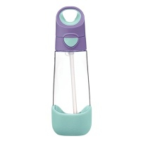 B.BOX Láhev na pití s brčkem indigo/růžová 9m+ 600 ml