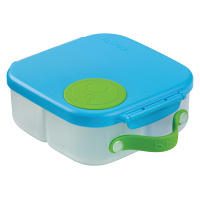 B.BOX Svačinový box střední modrý/zelený 1l