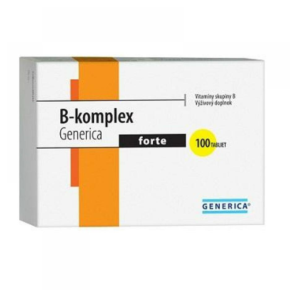 Levně GENERICA B-komplex forte 100 tablet