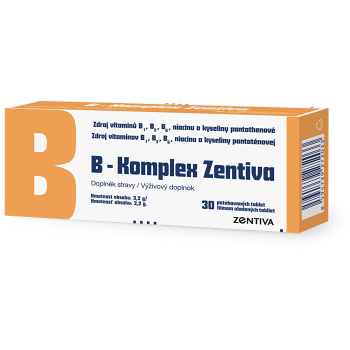 ZENTIVA B-komplex 30 potahovaných tablet