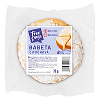 FREE DAYS Bezlepková babeta citrónová 70 g