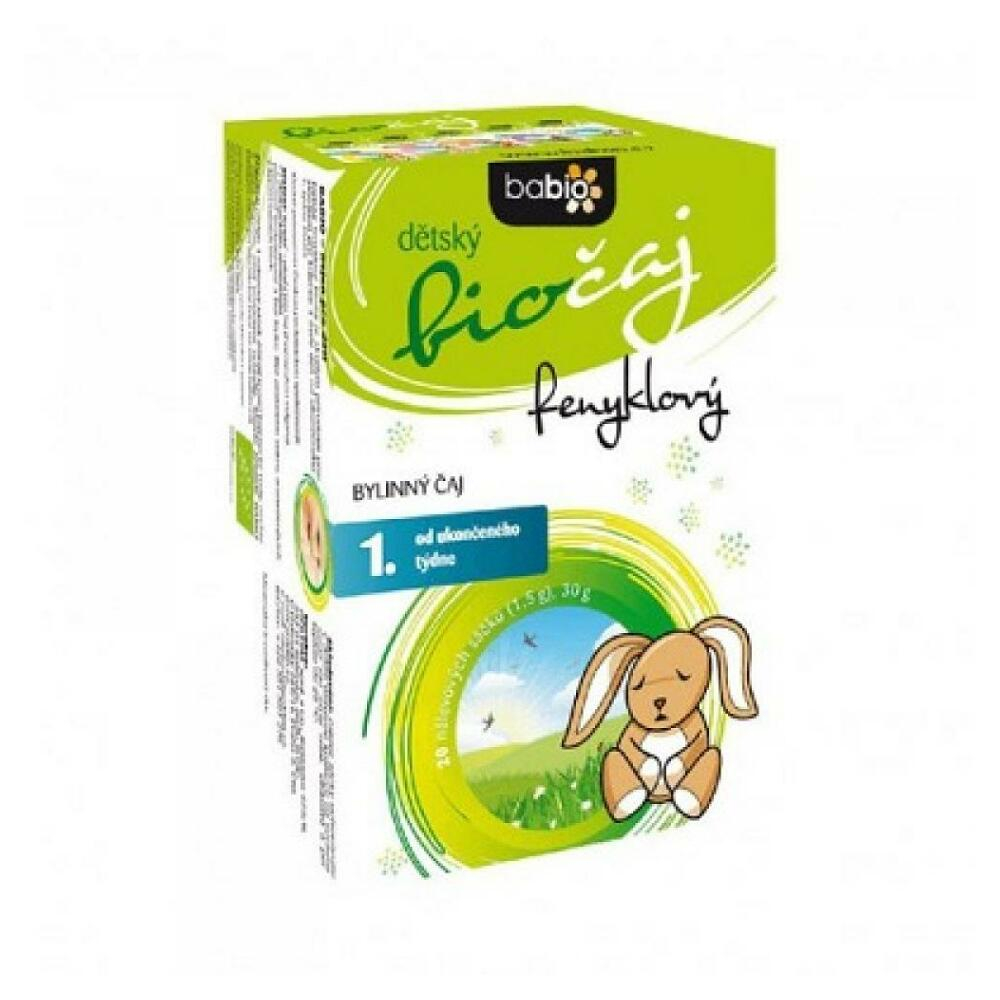 Levně BABIO Dětský fenyklový čaj BIO 20x1,5 g sáčků