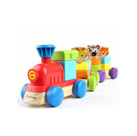 BABY EINSTEIN Hračka dřevěná Discovery Train HAPE 18m+