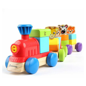 BABY EINSTEIN Hračka dřevěná Discovery Train HAPE 18m+