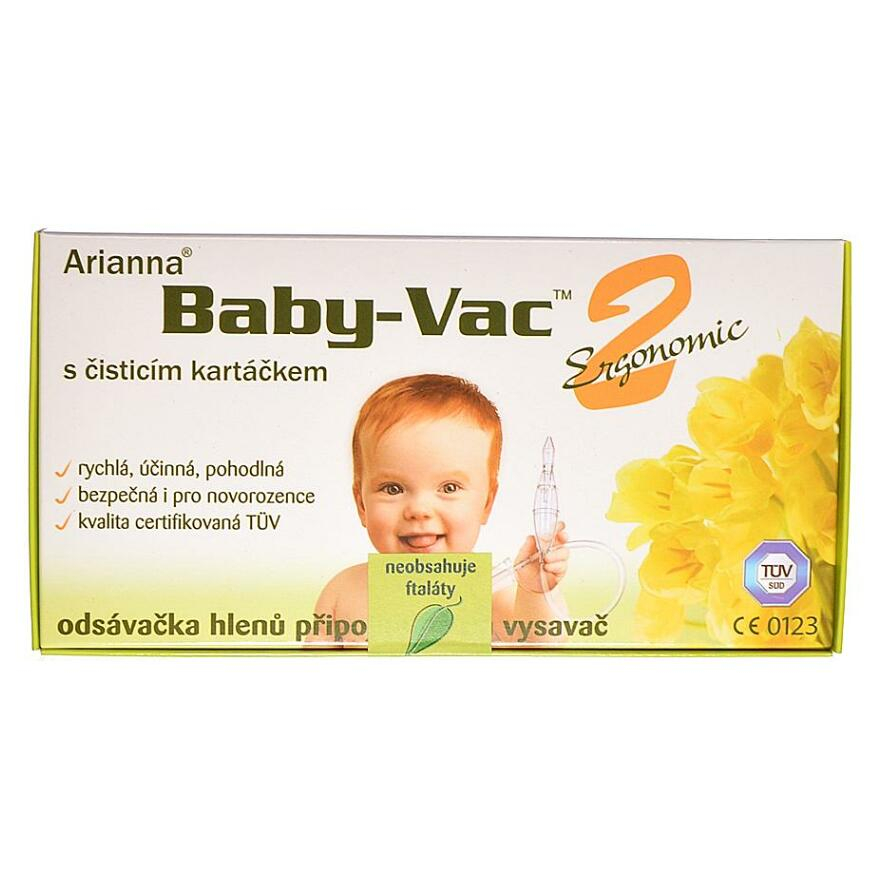Baby-Vac 2 Ergonomic Arianna odsávačka s čisticím kartáčkem