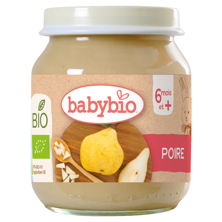 BABYBIO Bio hruška 6m+ 130 g