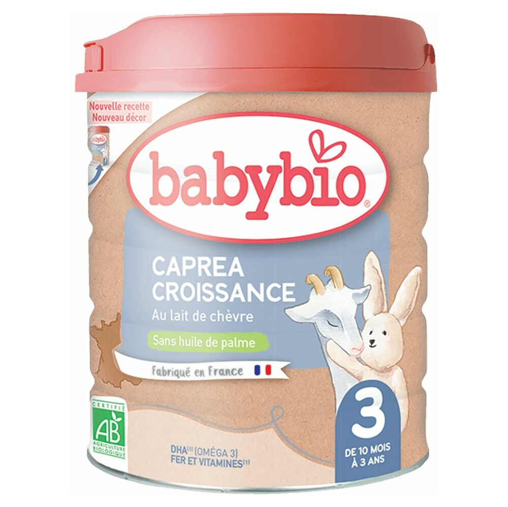 Levně BABYBIO Caprea 3 Pokračovací plnotučné kozí kojenecké mléko od 10 měsíce do 3 let BIO 800 g
