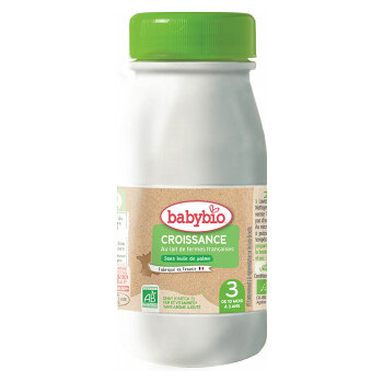 BABYBIO Croissance 3 Tekuté pokračovací kojenecké mléko od 10 měsíce do 3 let BIO 250 ml