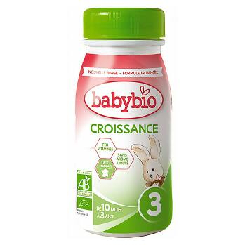 BABYBIO Croissance 3 Tekuté růstové mléko 250 ml, expirace