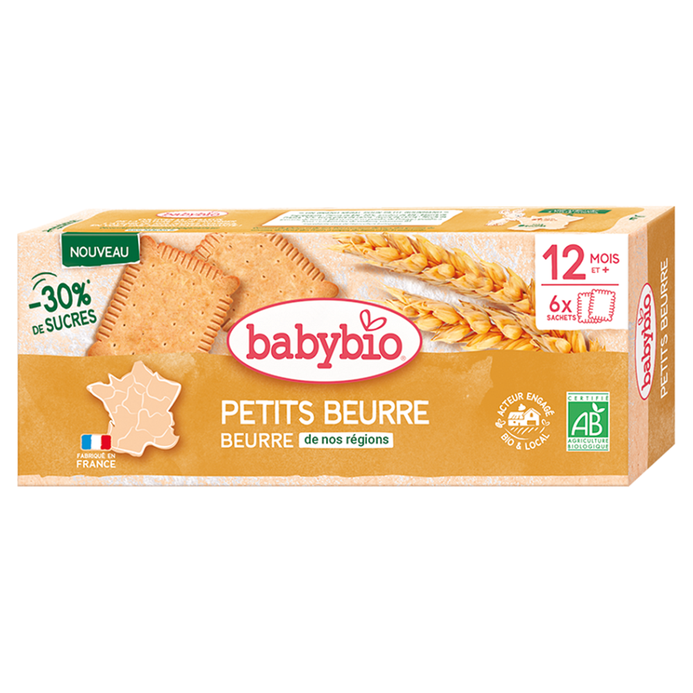 BABYBIO Máslové sušenky 120 g