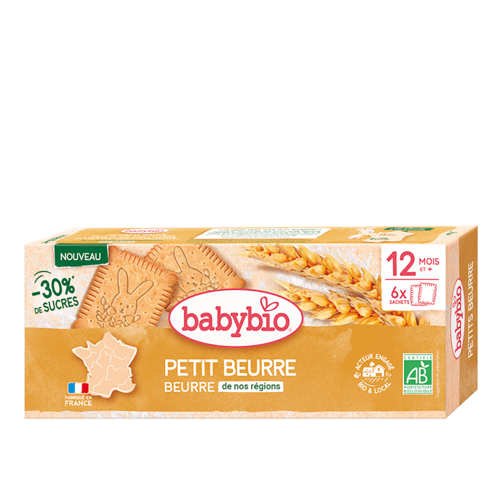 BABYBIO Máslové sušenky 120 g