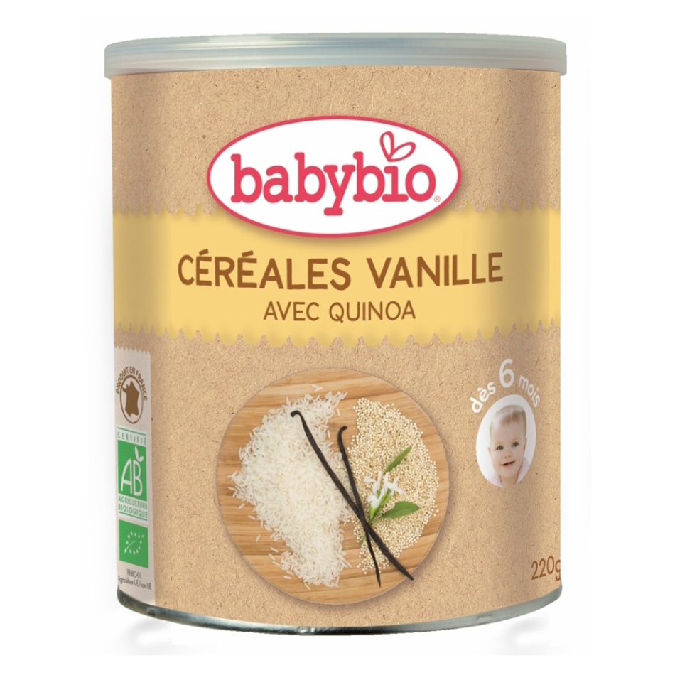 E-shop BABYBIO nemléčná kaše s vanilkou 220 g