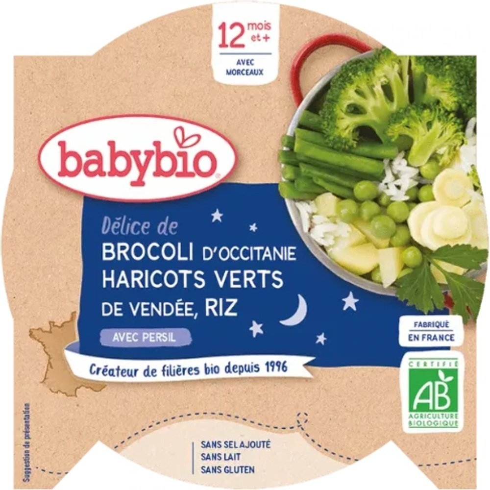 E-shop BABYBIO Zelená zelenina rýže se špetkou petrželky 230 g