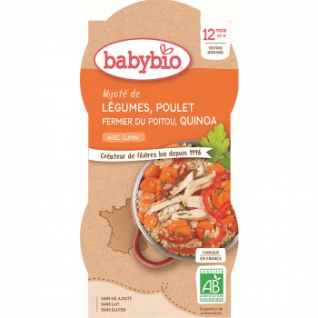 Babybio Zelenina S Kurecim Masem A Quinoa 2x200 G Lekarna Cz