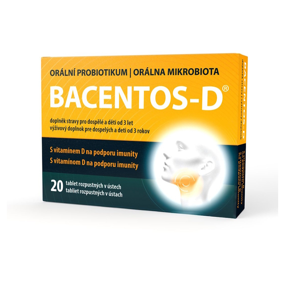 Levně BAC-ENTOS-D Orální probiotikum 20 tablet