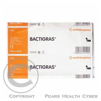 Bactigras krytí antiseptické 15cmx20cm 1ks
