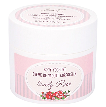 BADEFEE Tělový jogurt Lovely Rose 250 ml (Tělové krémy) - Hydratační