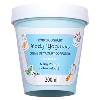 BADEFEE Tělový jogurt Silky Cotton 200 ml (Tělové krémy) - Hydratační