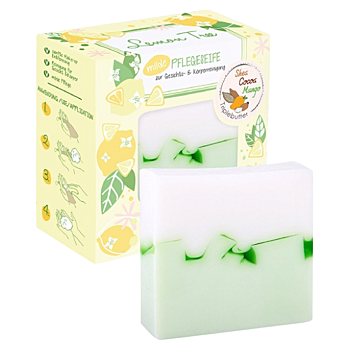 BADEFEE Tuhé mýdlo Lemon Tree 100 g (Tuhá mýdla) - Hydratační, Vyživující