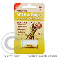 Balzám na rty vitamínový UV+15 Vanilka 4.5g
