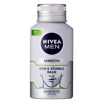 NIVEA Men Skin & Stubble Balm Balzám na strniště a citlivou pleť Sensitive 125 ml