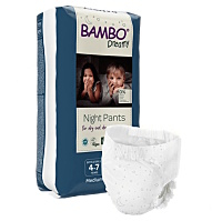 BAMBO Dreamy Night Pants navlékací kalhotky 4-7 let 15-35 kg 10 kusů