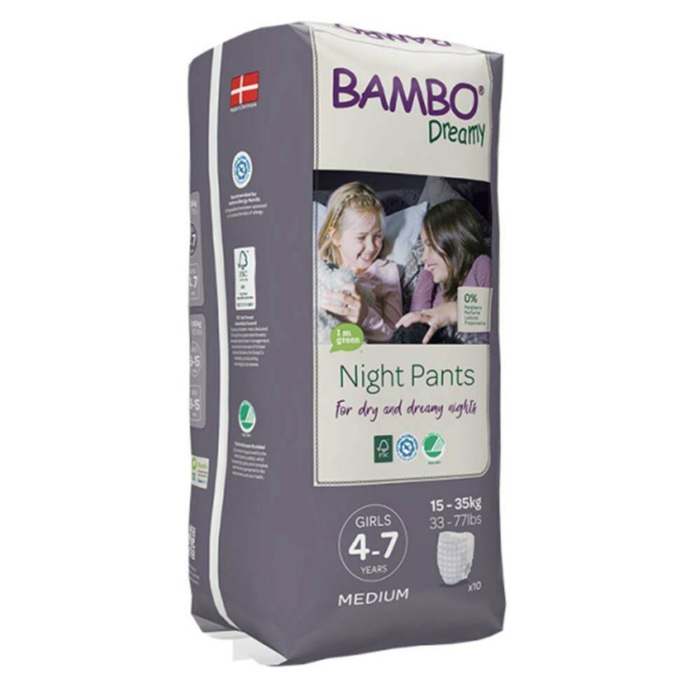 E-shop BAMBO Dreamy Night Pants 4 až 7 let Girl 15-35 kg 10 ks