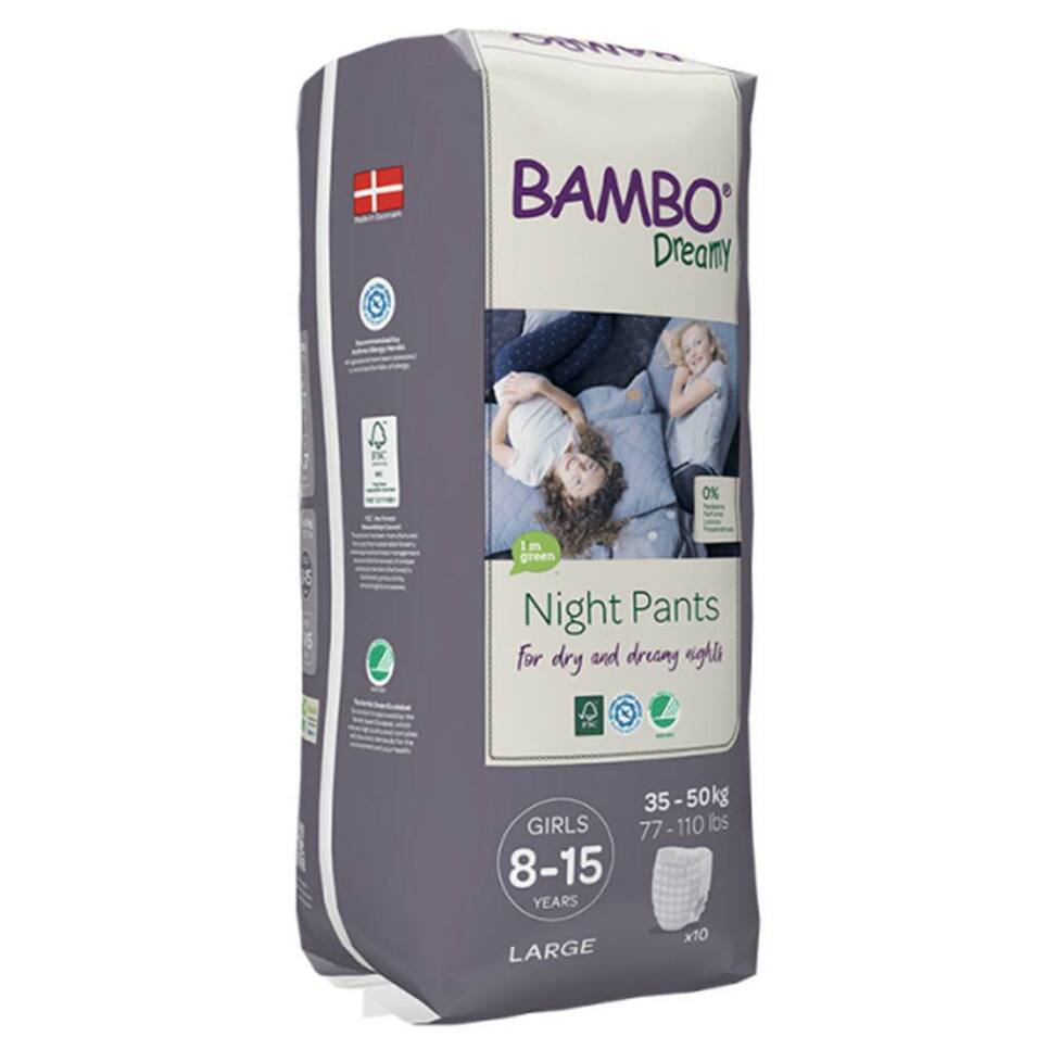 E-shop BAMBO Dreamy Night Pants 8 až 15 let Girl 35-50 kg 10 ks