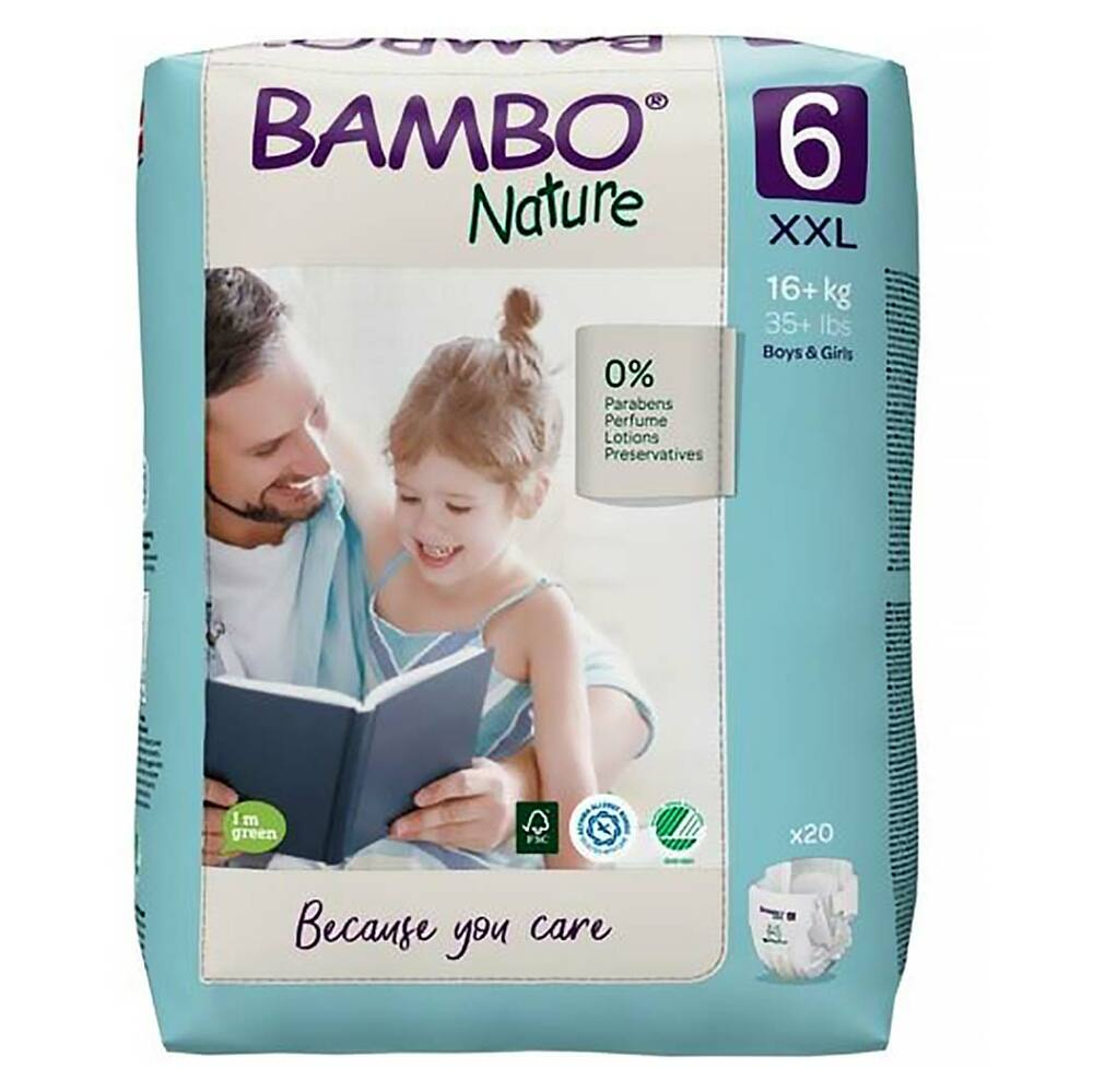 E-shop BAMBO Nature 6 Dětské pleny 16+ kg 20 kusů