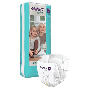 BAMBO Nature 7 Dětské plenkové kalhotky 18+ kg 40 kusů (Dětské plenkové kalhotky)