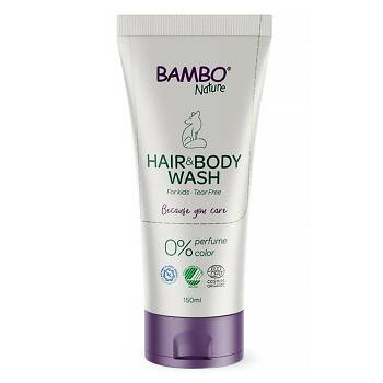 BAMBO Nature Mycí gel na vlasy a tělo neparfemovaný 150 ml