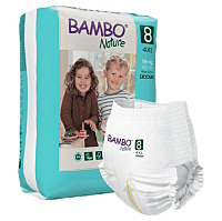 BAMBO Nature Pants 8 navlékací kalhotky treninkové 19+ kg 16 kusů