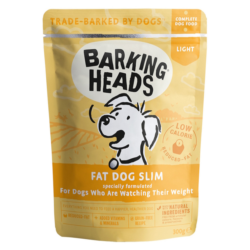Levně BARKING HEADS Fat Dog Slim kapsička pro psy 300 g