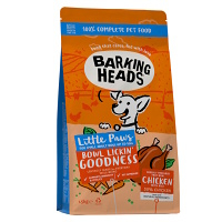 BARKING HEADS Little Paws Bowl Lickin Good Chick granule pro psy 1 ks, Hmotnost balení (g): 1,5 kg