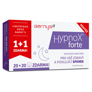 BARNY´S HypnoX forte limitovaná edice 20 + 20 tablet ZDARMA