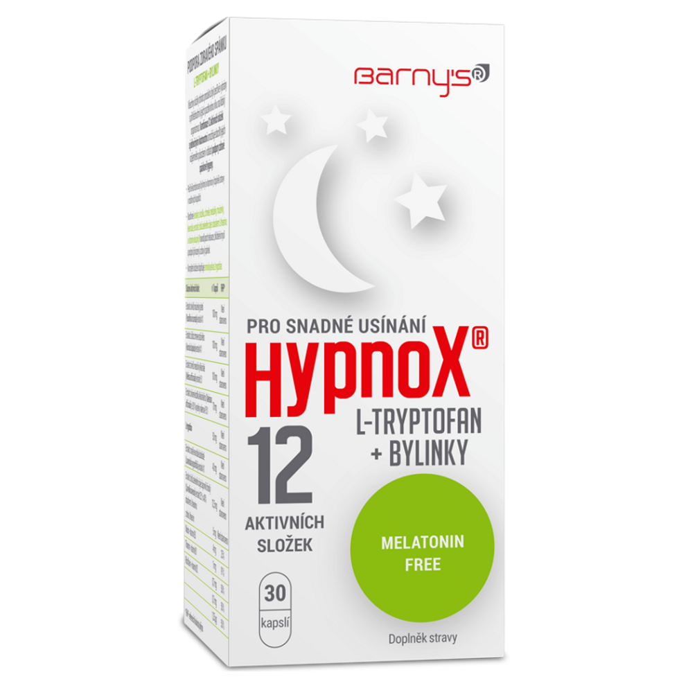 E-shop BARNY´S HypnoX L-tryptofan bylinky 30 kapslí