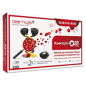 BARNY´S Koenzym Q10 dual 30 kapslí (Koenzym Q10) - Přírodní