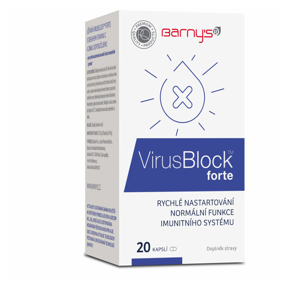 Levně BARNY´S VirusBlock forte 20 kapslí