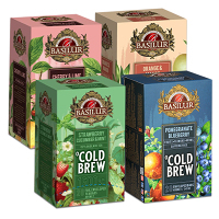 BASILUR Zelené, ovocné a černé čaje